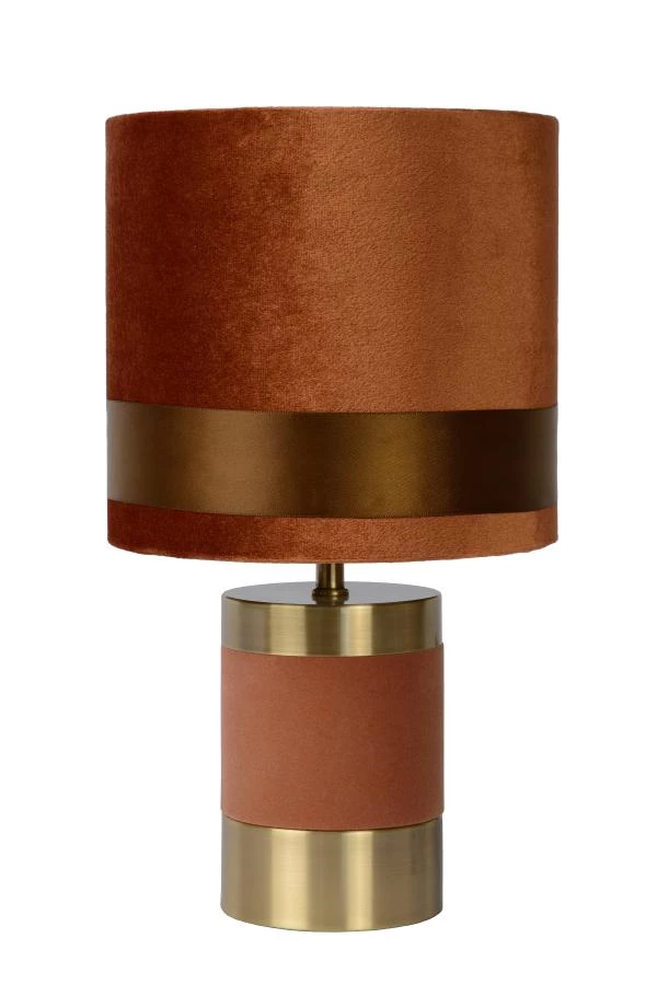 Lucide EXTRAVAGANZA FRIZZLE - Table lamp - Ø 18 cm - 1xE14 - Brown - turned off
